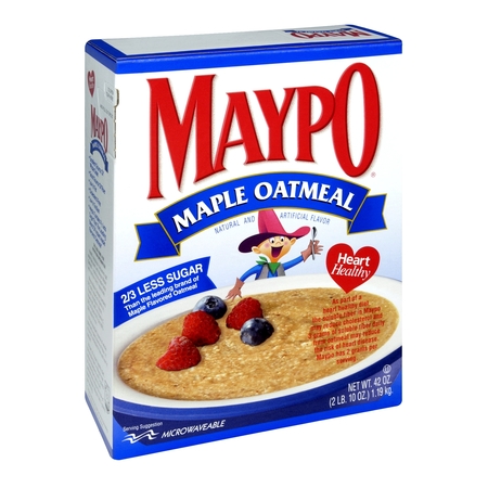MAYPO Cereal Maypo Oatmeal Maple Sodium-Free Instant 43107
